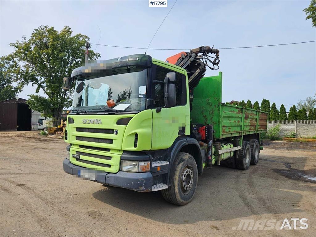 Scania P 340 Żurawie samochodowe