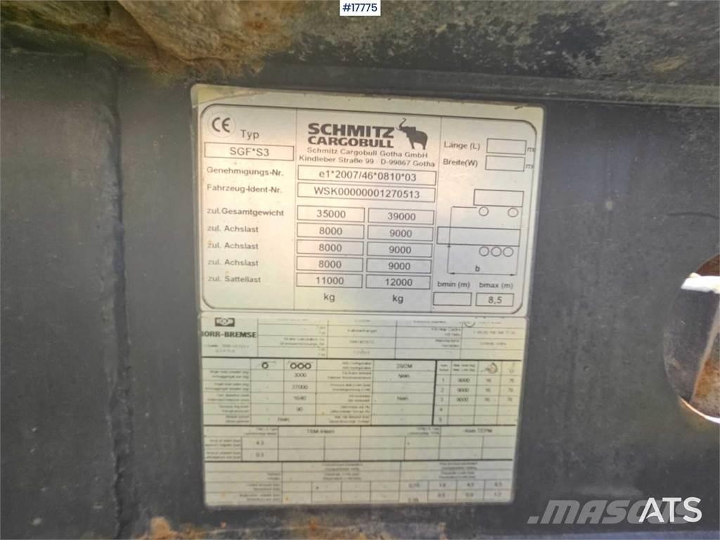 Schmitz SKI 24 Naczepy wywrotki / wanny