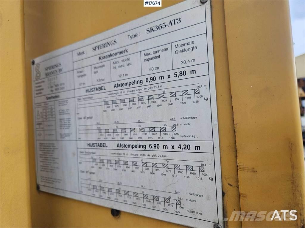 Spierings SK365-AT Żurawie szosowo-terenowe