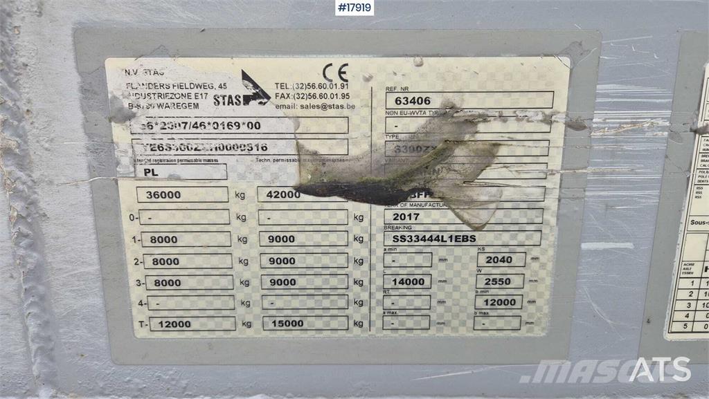 Stas S300ZX Naczepy z ruchomą podłogą