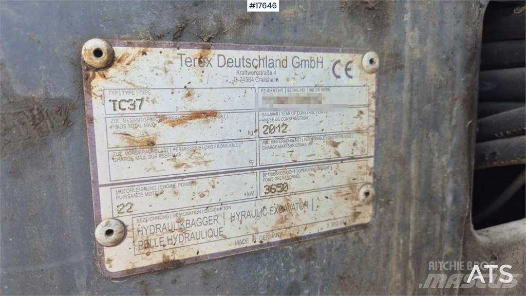 Terex TC 37 Minikoparki