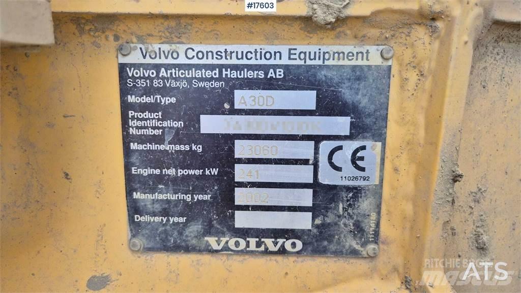Volvo A30D Wozidła przegubowe