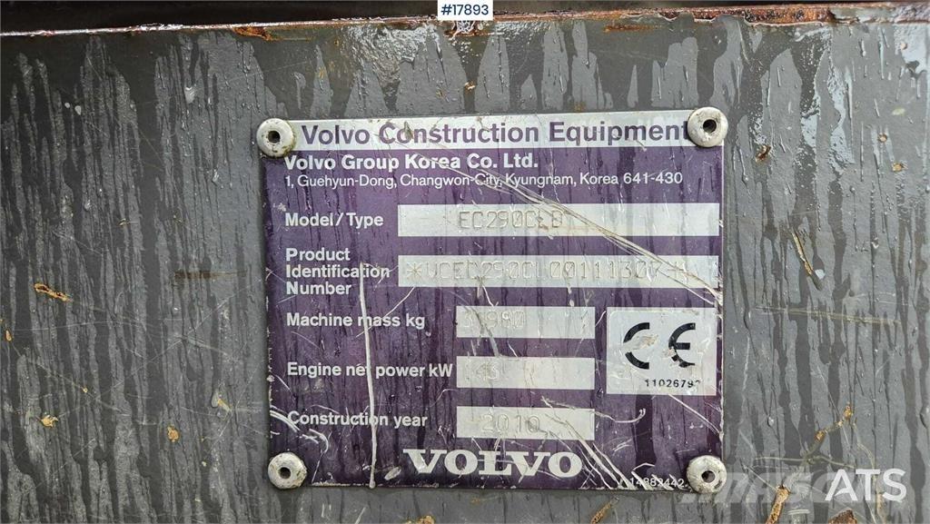 Volvo EC 290 CLD Koparki gąsienicowe