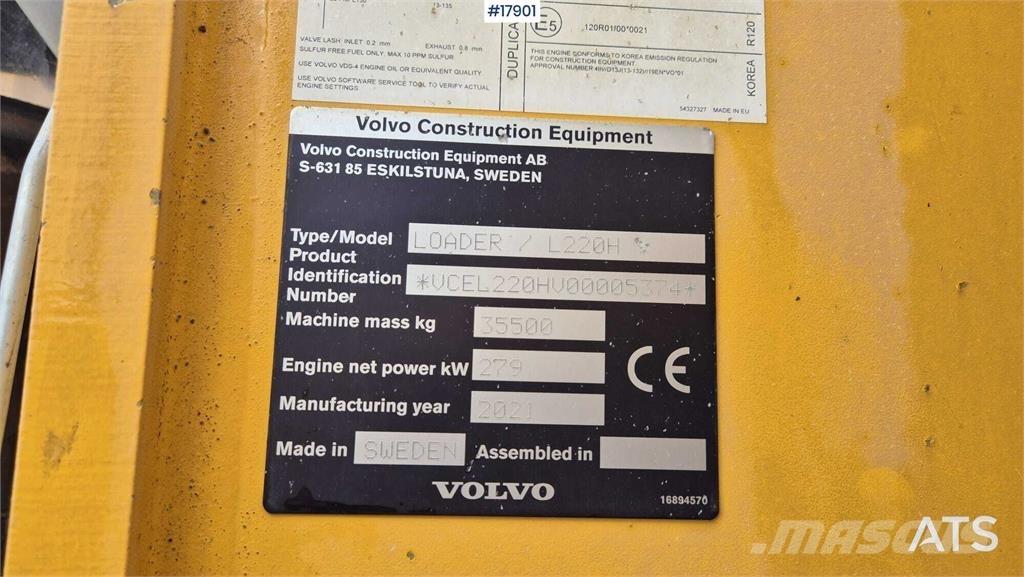 Volvo L220H Ładowarki kołowe
