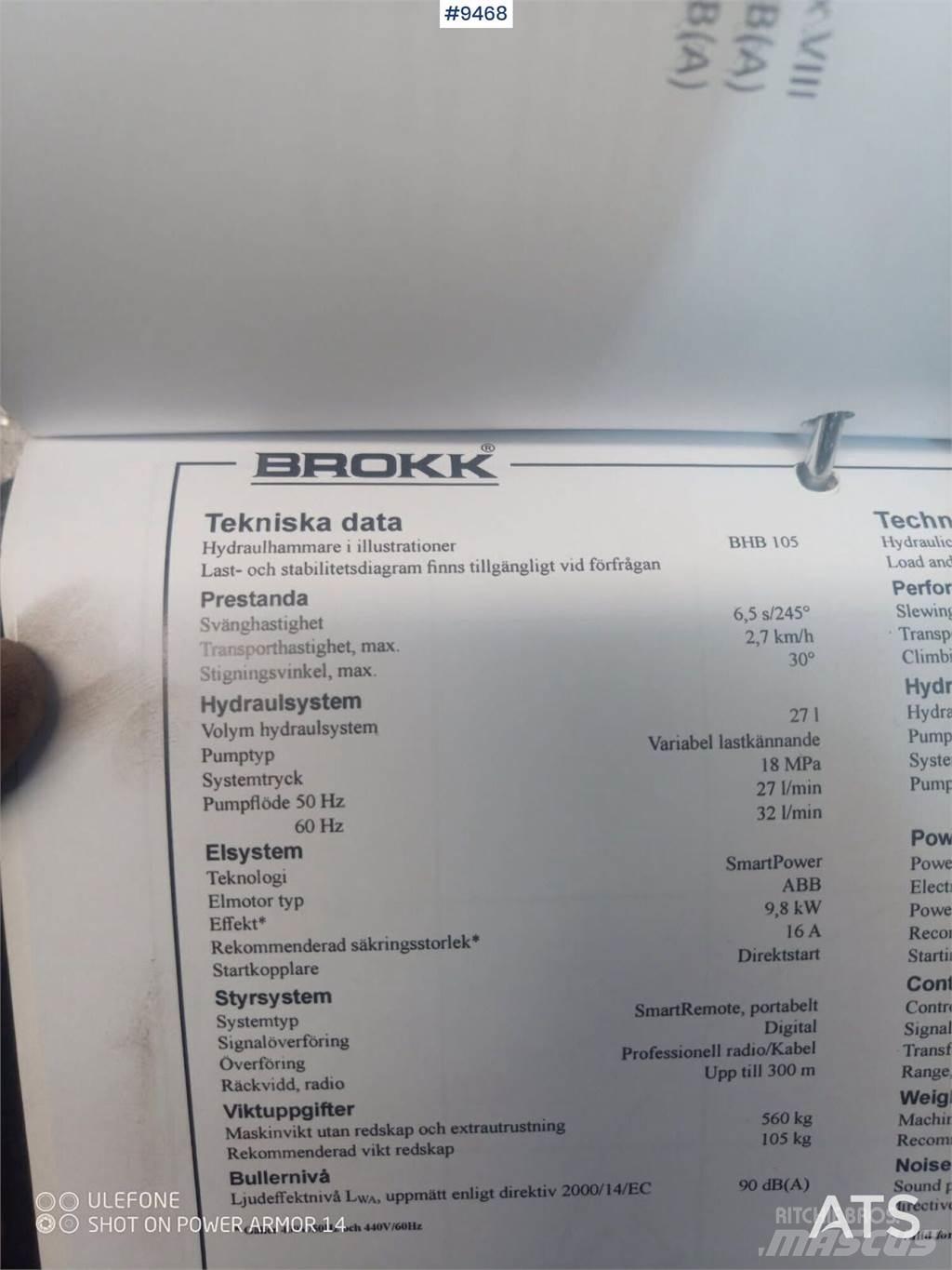 Brokk 70 Maszyny budowlane - Inne