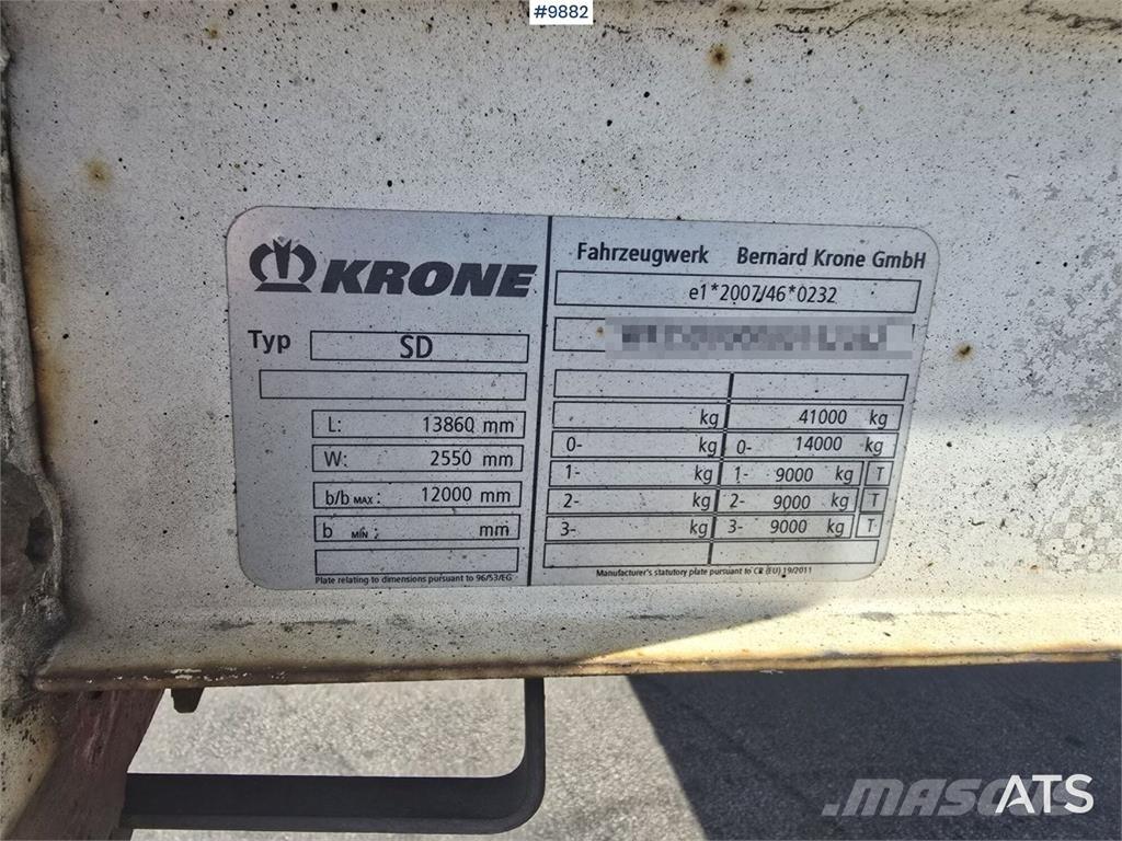 Krone trailer Naczepy firanki