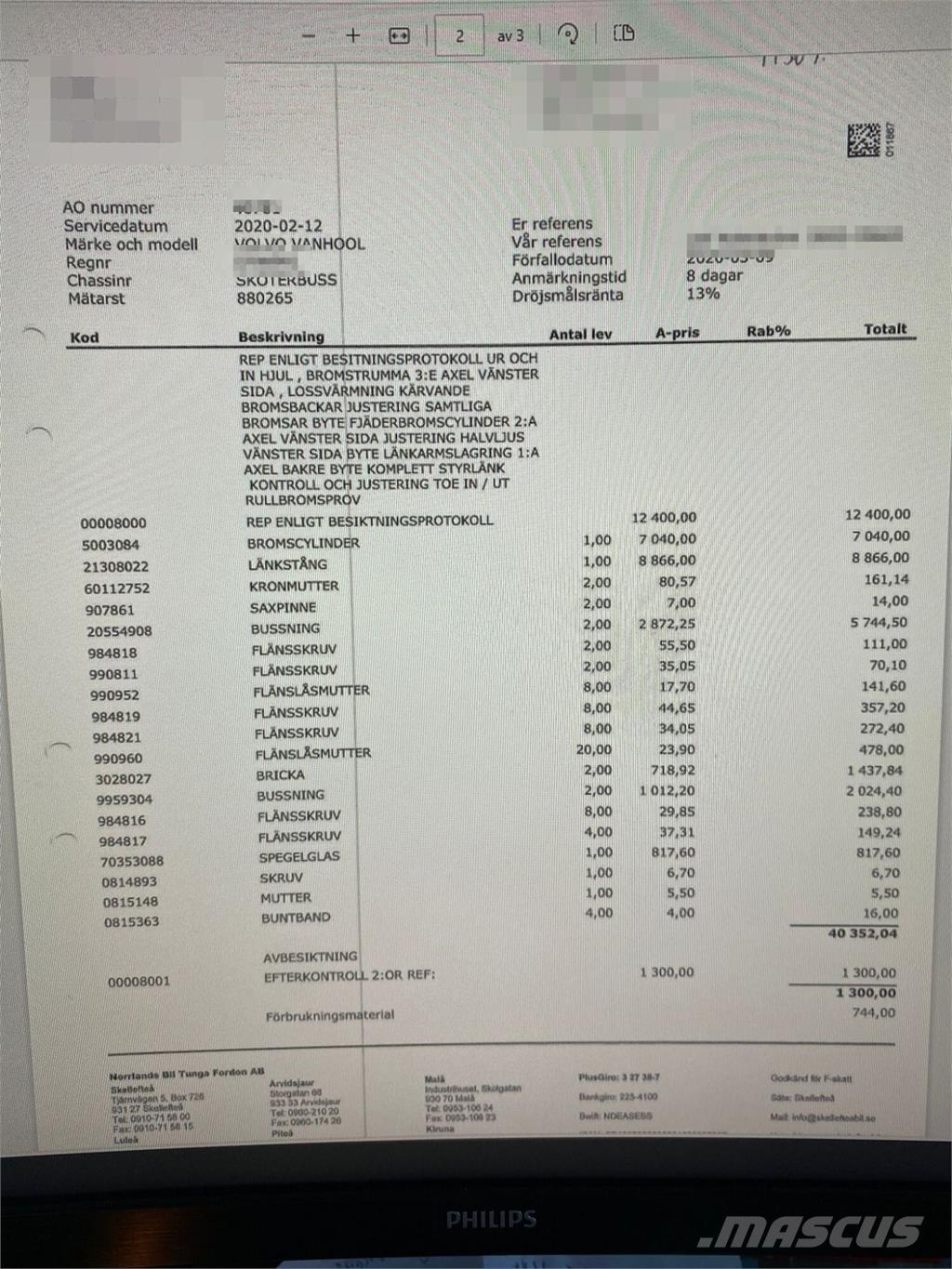 Volvo B10M-70B Inne autobusy