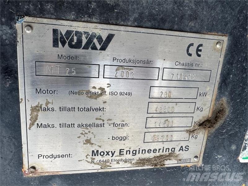 Moxy MT-25 Wozidła kolebkowe