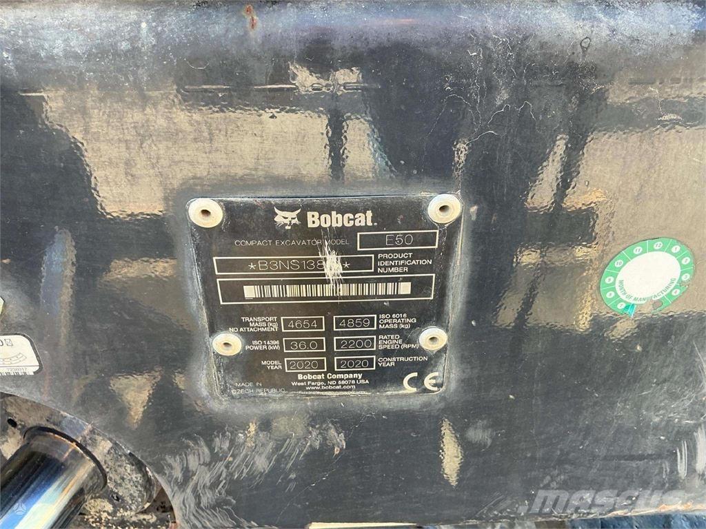 Bobcat E50 Koparki gąsienicowe