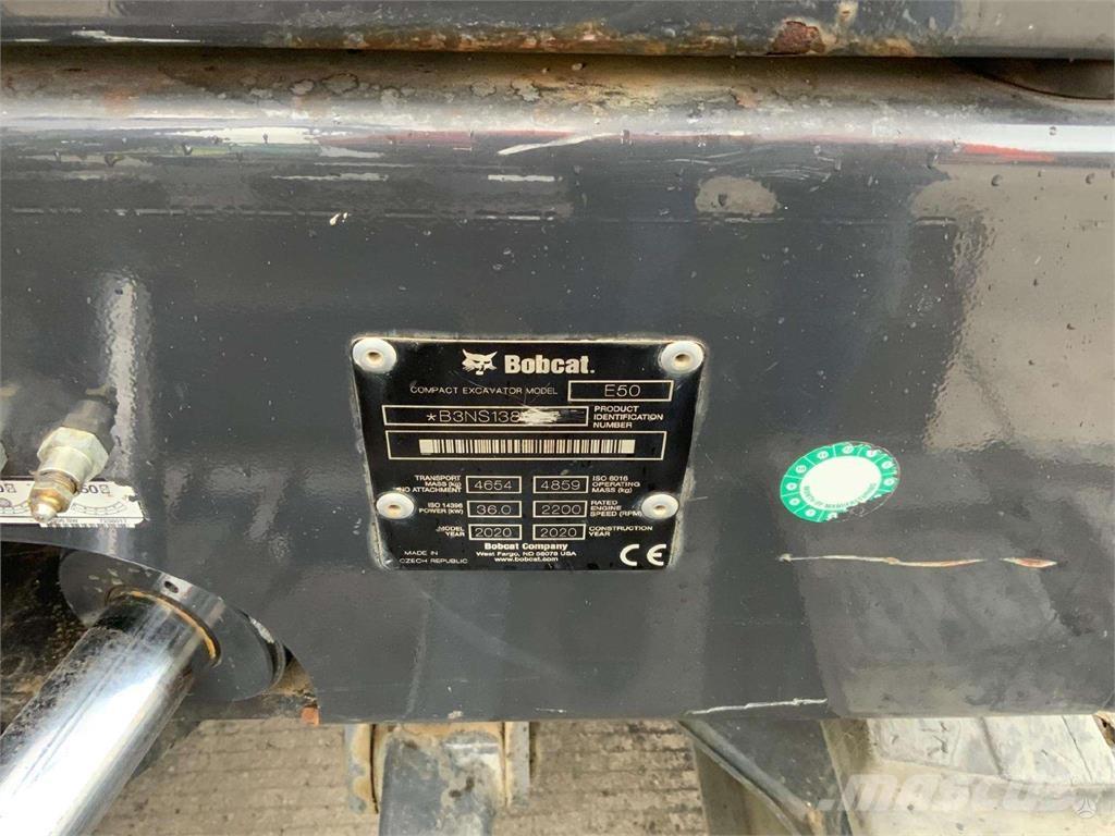 Bobcat E50 Koparki gąsienicowe