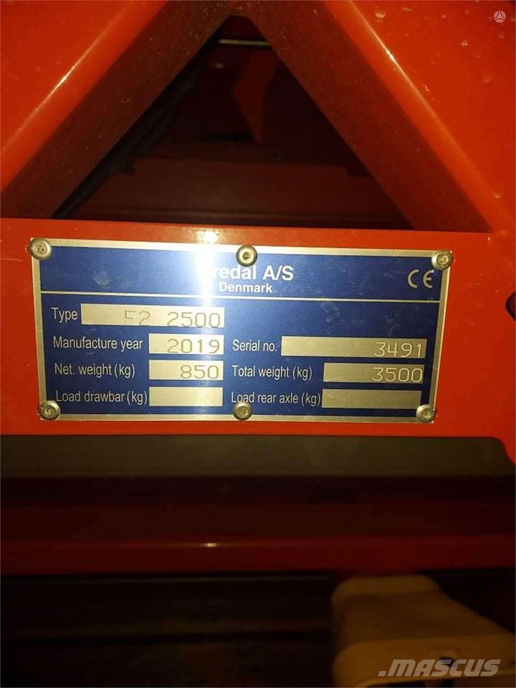 Bredal F2 2500 Rozrzutnik nawozów mineralnych