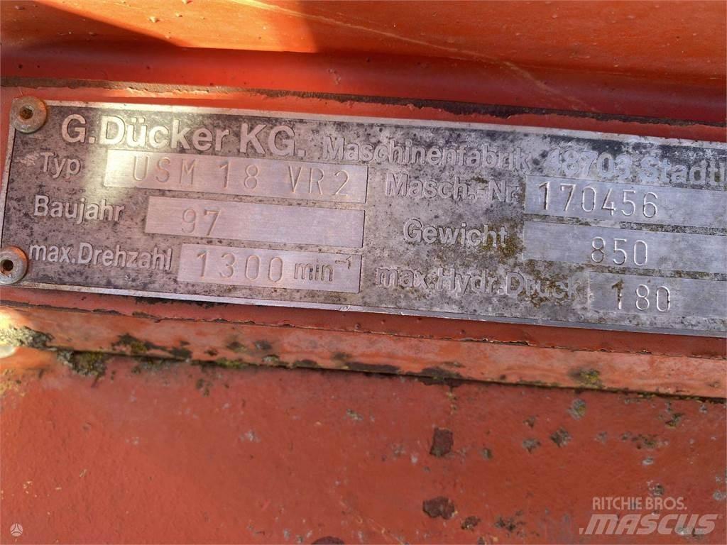 Dücker 150 Kosiarki ze wstępną obróbka paszy