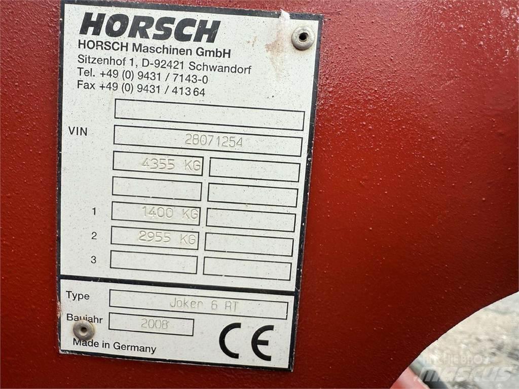 Horsch Joker 6RT Włóki polowe