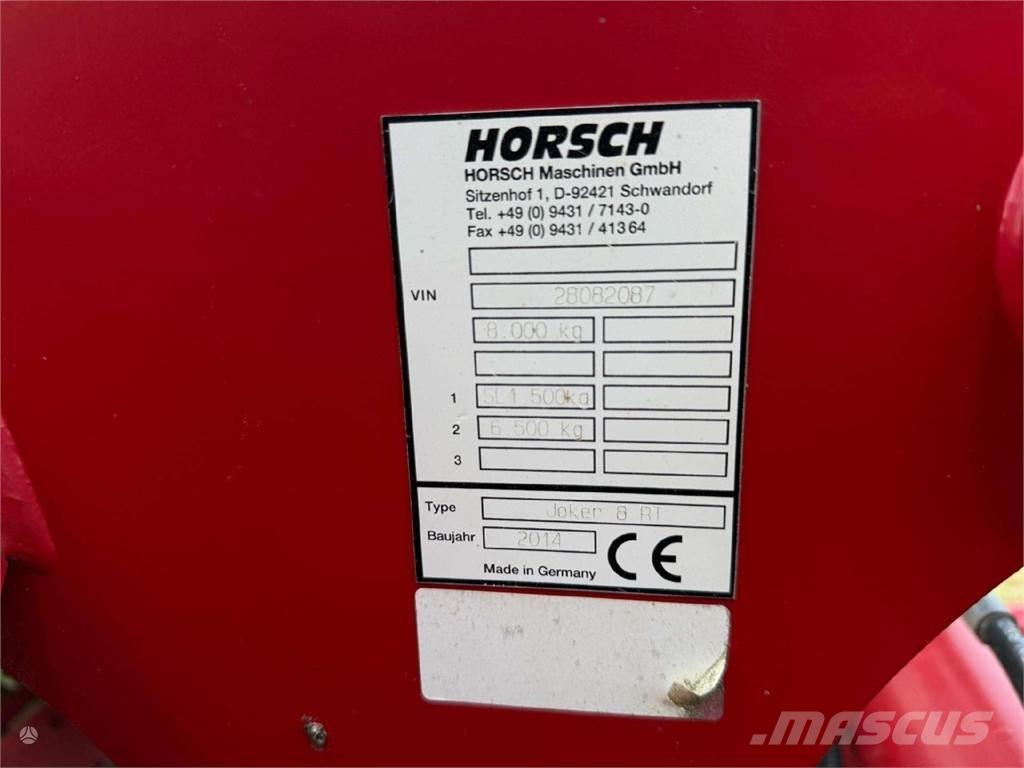 Horsch JOKER 8RT Włóki polowe