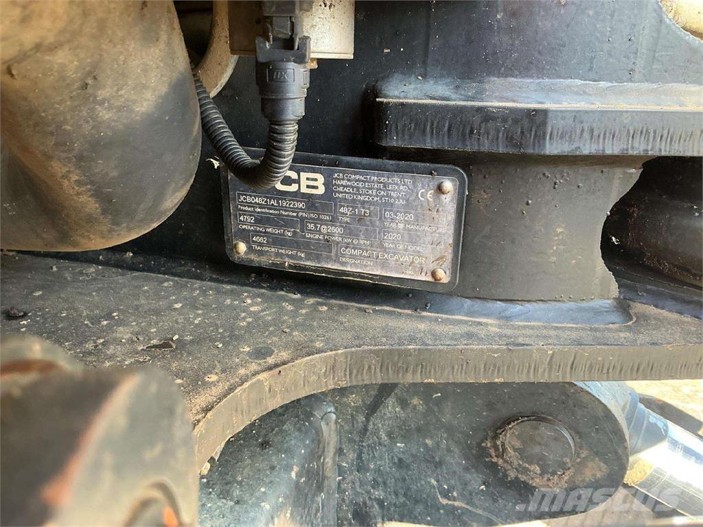 JCB 48Z-1 Koparki gąsienicowe