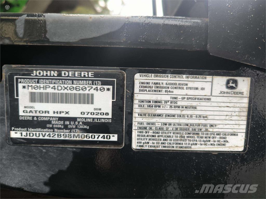 John Deere  Pojazdy terenowe