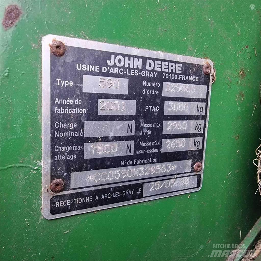 John Deere 590 Prasy zwijające
