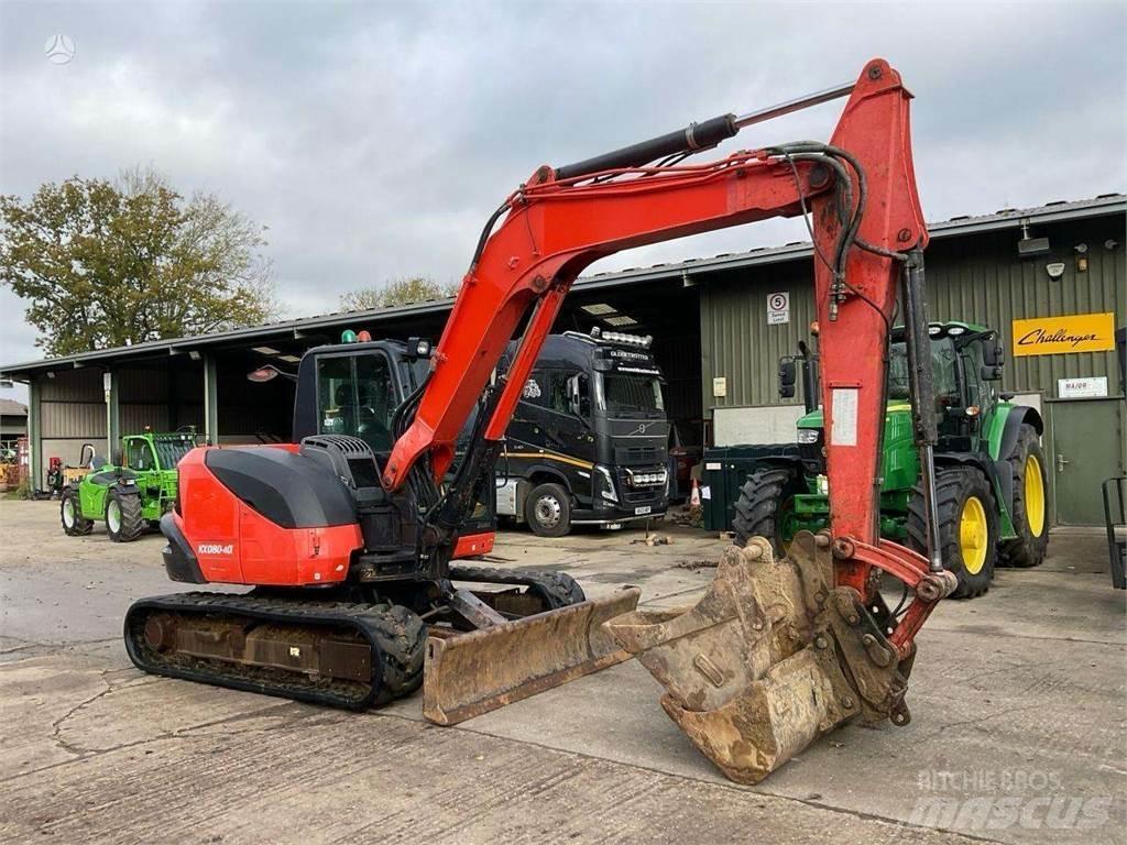 Kubota KX080-4 Koparki gąsienicowe