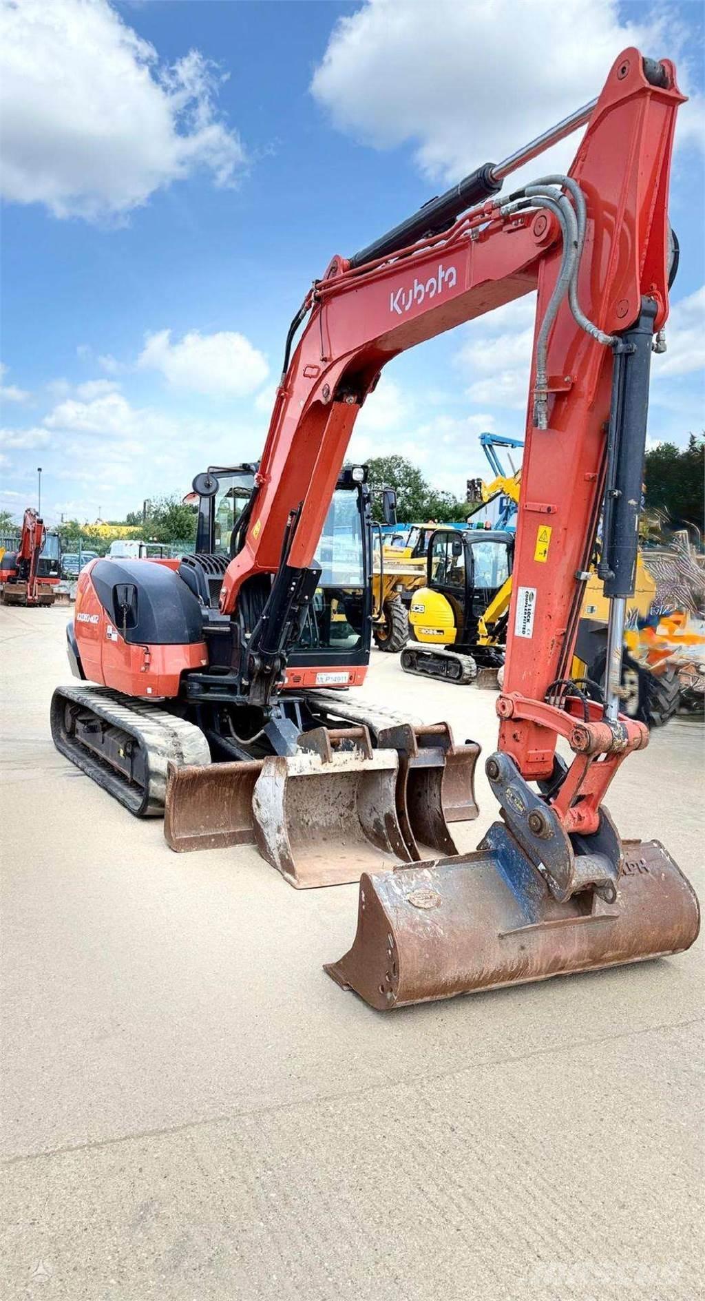 Kubota KX080-4 Koparki gąsienicowe