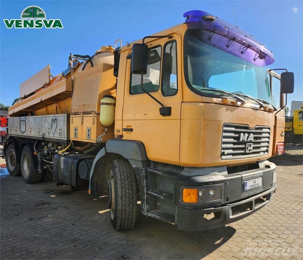 MAN FE 26T 6x2 Kombi / koparki ssące