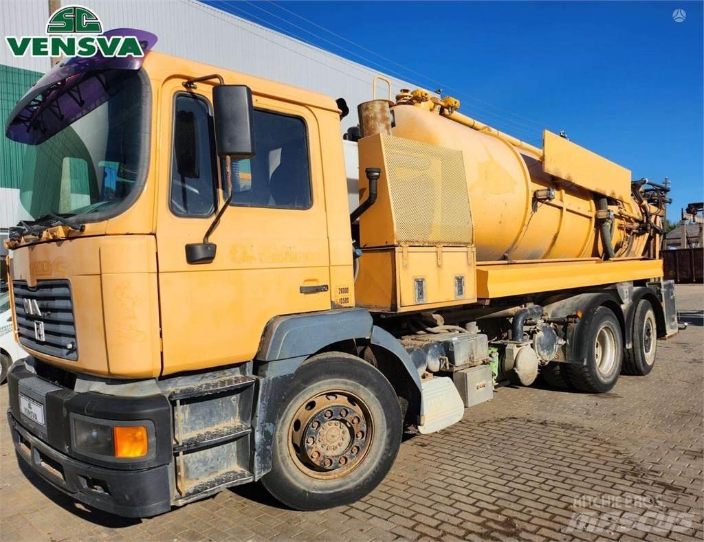 MAN FE 26T 6x2 Kombi / koparki ssące