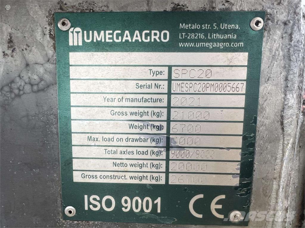 Umega SPC 20 Inne przyczepy