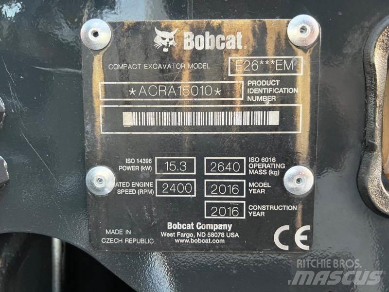Bobcat E 26 Minikoparki
