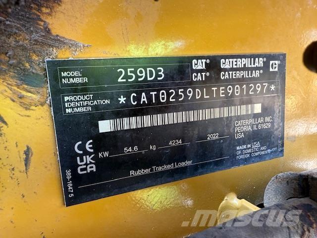 CAT 259D3 Ładowarki burtowe
