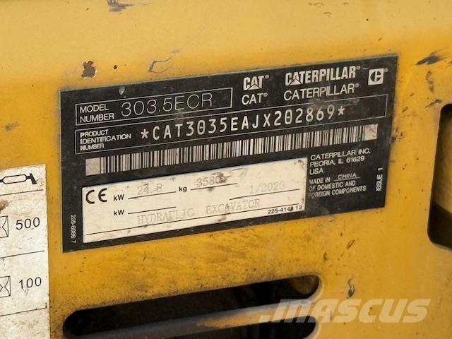 CAT 303.5ECR Minikoparki