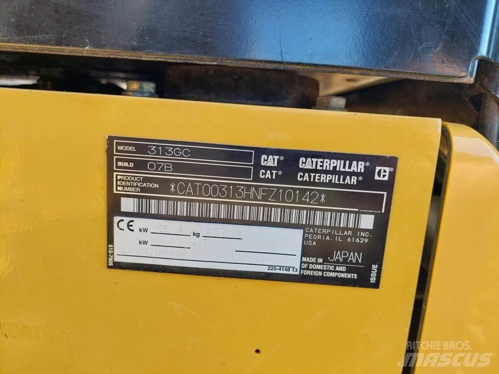 CAT 313GC Koparki gąsienicowe