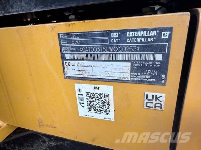 CAT 315 Koparki gąsienicowe