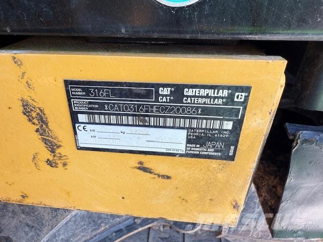 CAT 316F Koparki gąsienicowe
