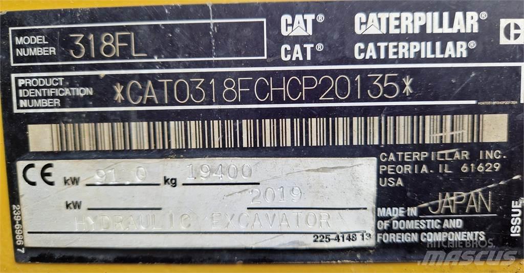 CAT 318FL Koparki gąsienicowe