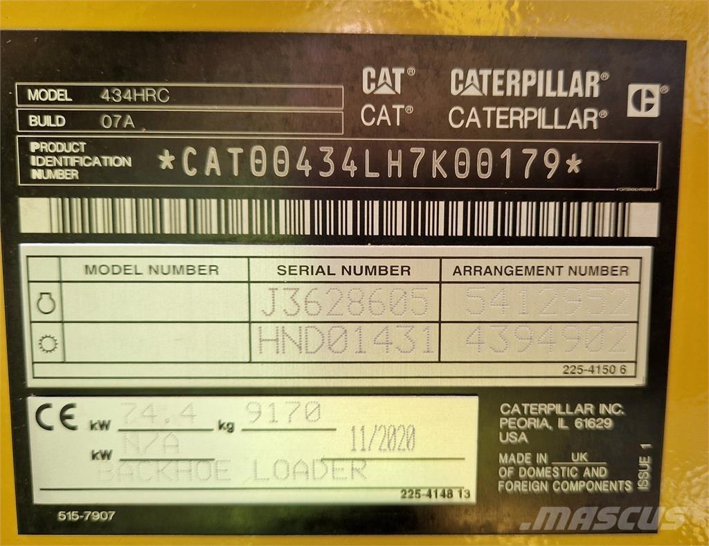 CAT 434 Koparko-ładowarki