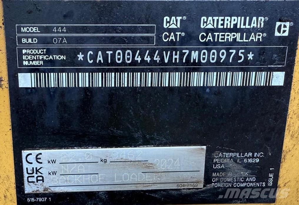CAT 444 Koparko-ładowarki