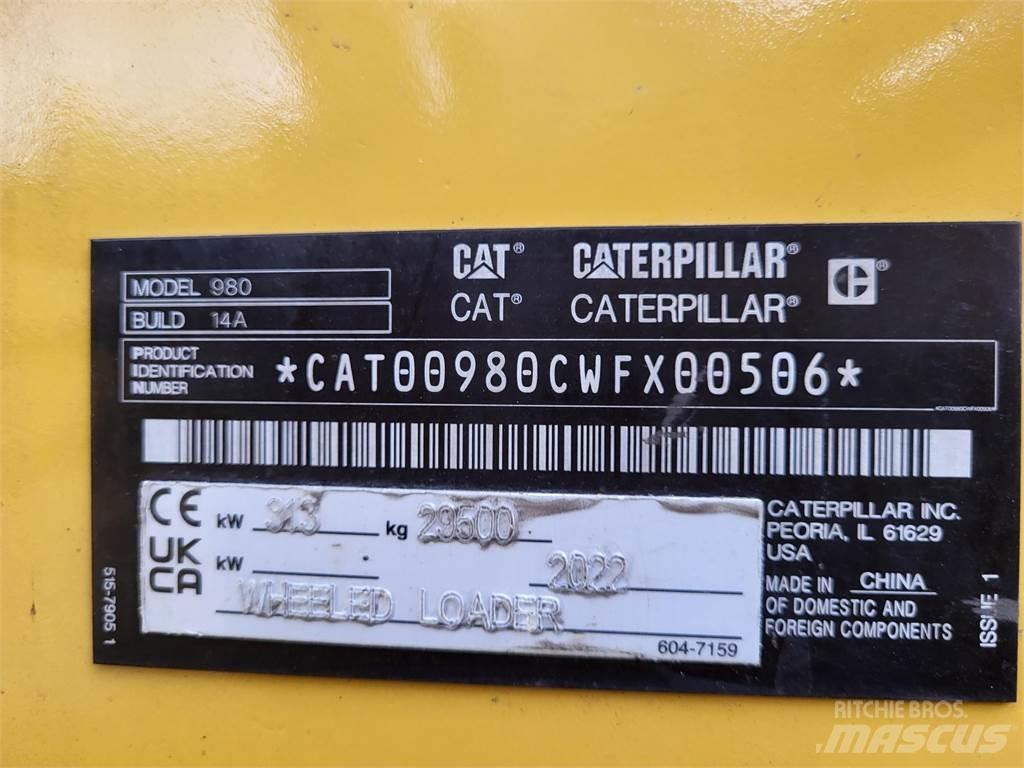 CAT 980 Ładowarki kołowe