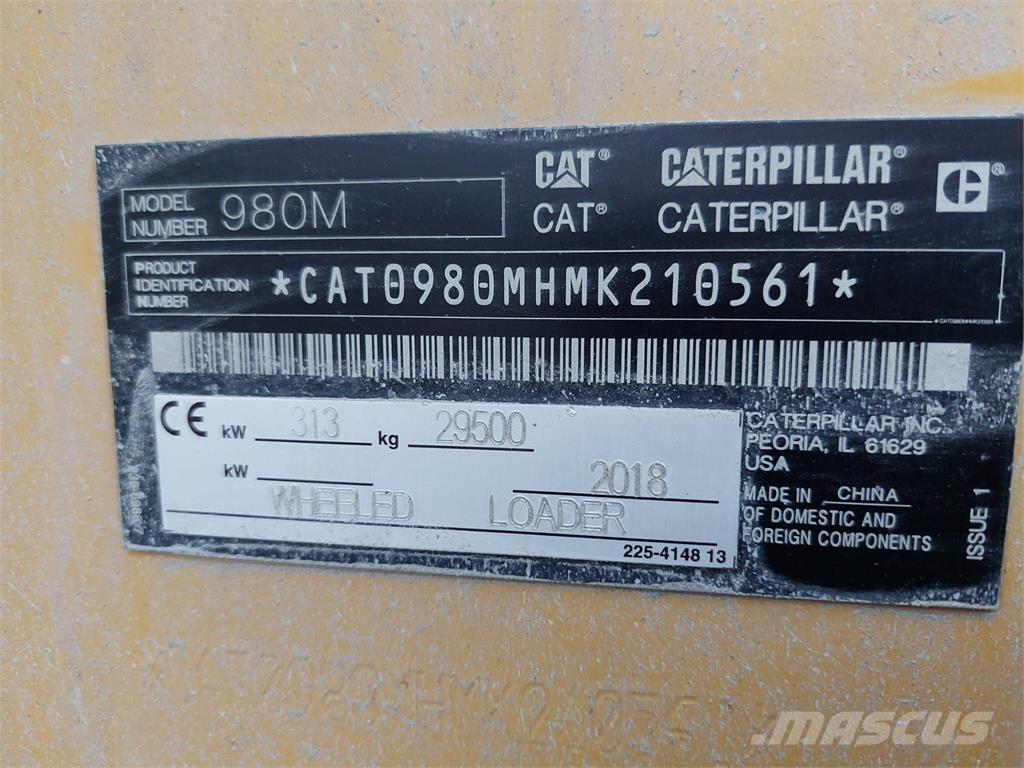 CAT 980M Ładowarki kołowe
