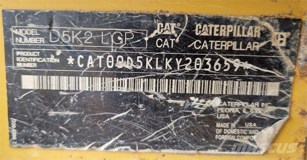 CAT D5K2 Spycharki gąsienicowe