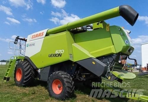 CLAAS Lexion 670 Kombajny zbożowe