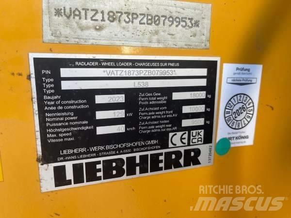 Liebherr L 538 V Ładowarki kołowe