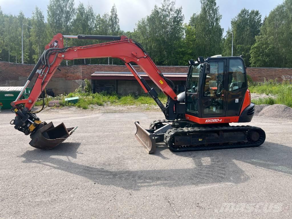 Kubota KX 080-4 Midikoparki  7t - 12t