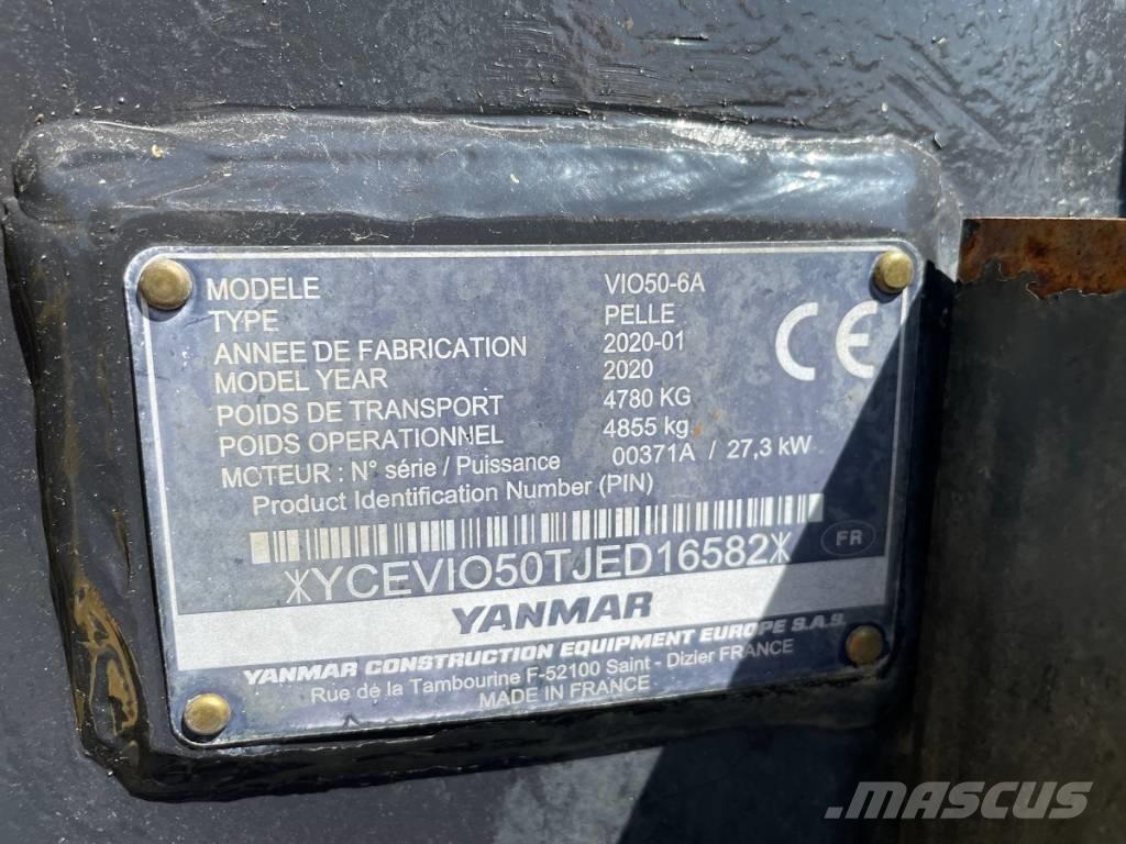 Yanmar Vio 50-6 Minikoparki