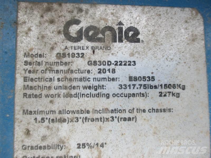 Genie GS 1932 Podnośniki nożycowe
