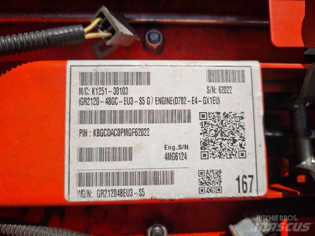 Kubota GR 2120 Kosiarki ogrodowe