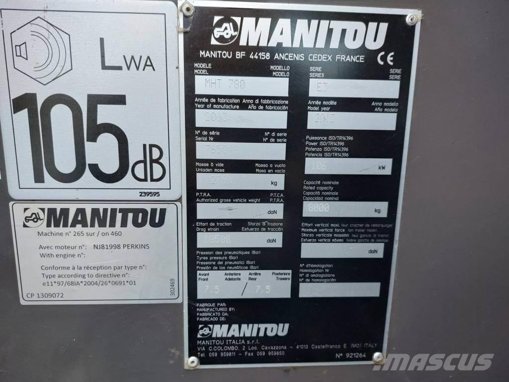 Manitou MHT 780 Ładowarki teleskopowe