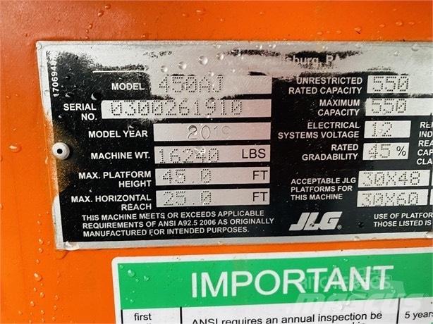 JLG 450 A Podnośniki przegubowe