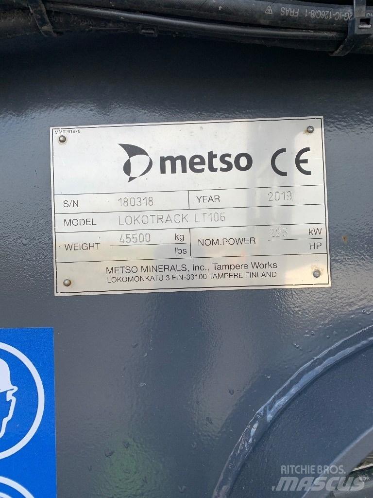 Metso LT 106 Kruszarki mobilne