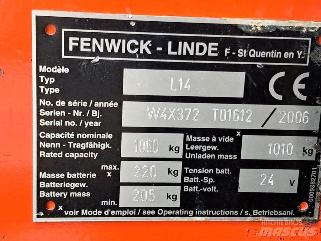 Linde L14 Wózki widłowe unoszące z dyszlem