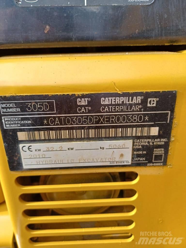 CAT 305 Minikoparki