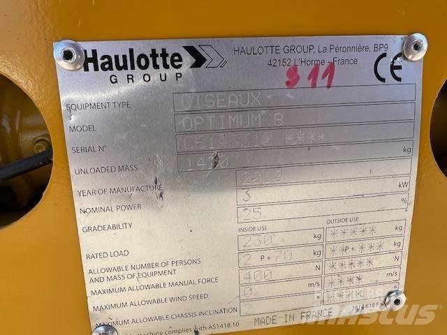 Haulotte Optimum  8 Podnośniki nożycowe